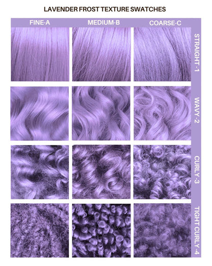 semi-permanente Haartönung Lavender Frost in dem Farbton Pastel Lila mit silbernen Untertönen&nbsp;von Lunar Tides