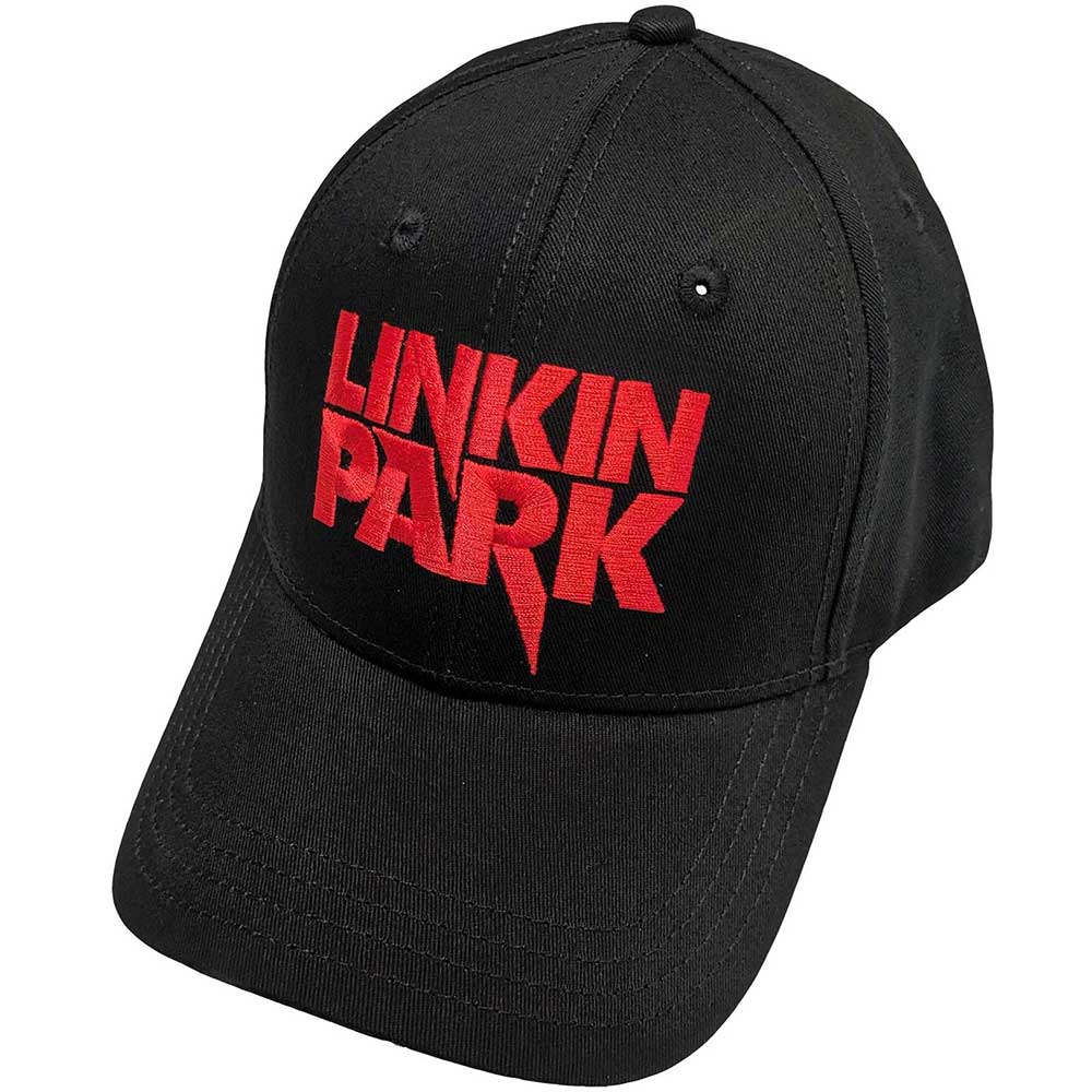 Schwarze Schirmmütze Linkin Park Red Logo Baseball Cap