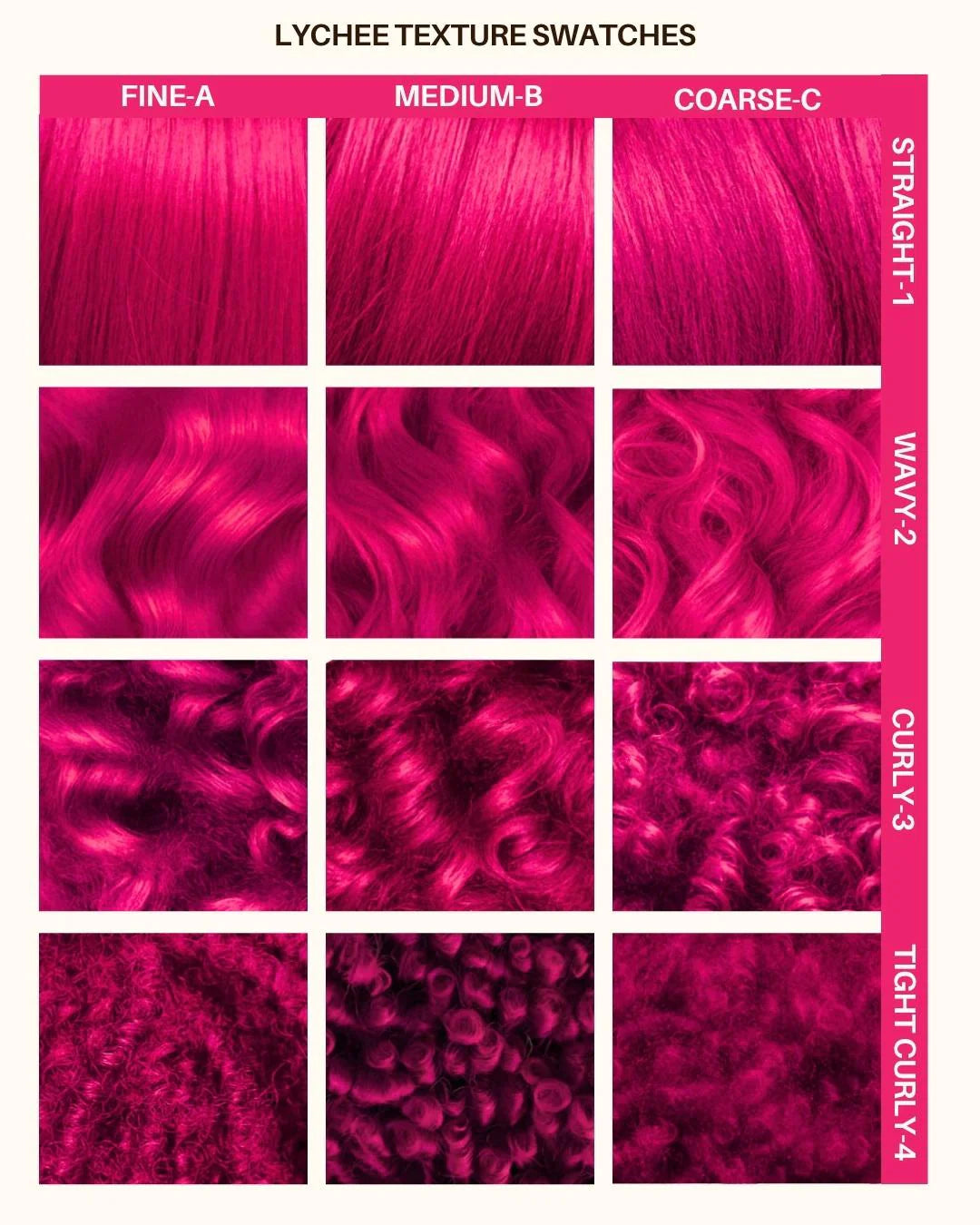 semi-permanente Haartönung Lychee Pink in dem Farbton kräftiges Pink von Lunar Tides