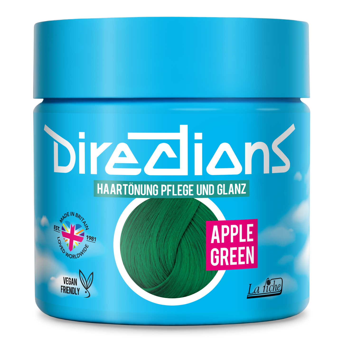 APPLE GREEN Hair Color Directions