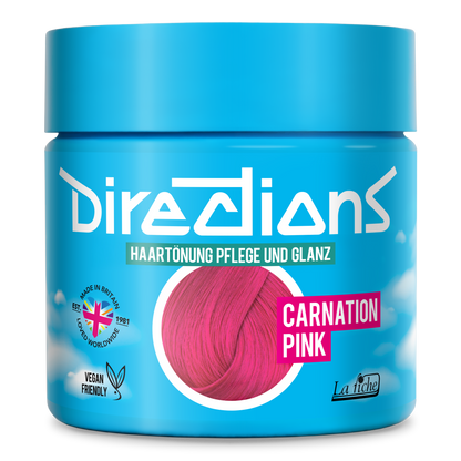 CARNATION PINK Hair Color Directions