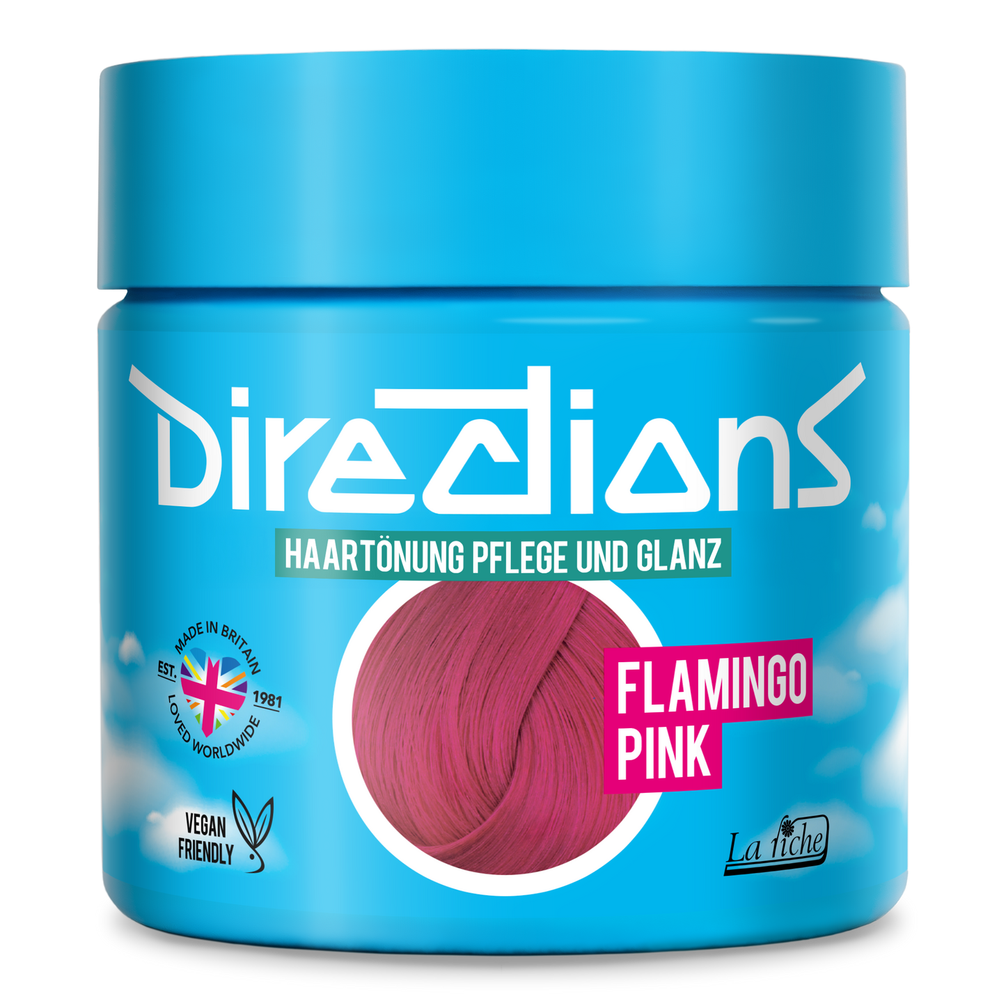 FLAMINGO PINK Hair Dye Directions
