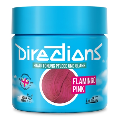 FLAMINGO PINK Hair Dye Directions