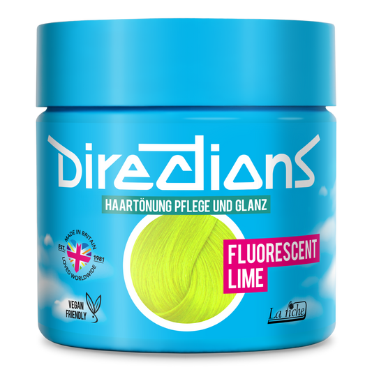 FLUORESCENT LIME Hair Tint Directions