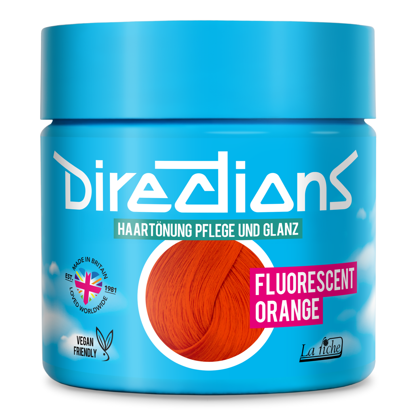 FLUORESCENT ORANGE Hair Tint Directions