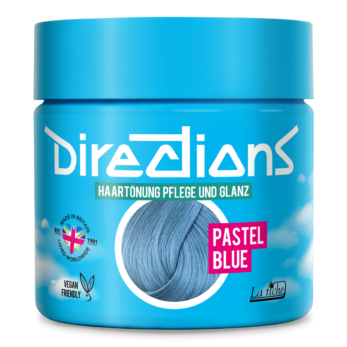 PASTEL BLUE Hair Color Directions