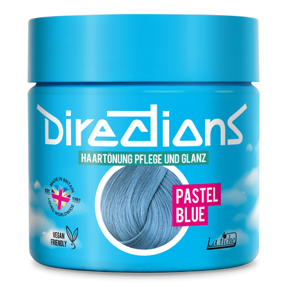 PASTEL BLUE Hair Color Directions