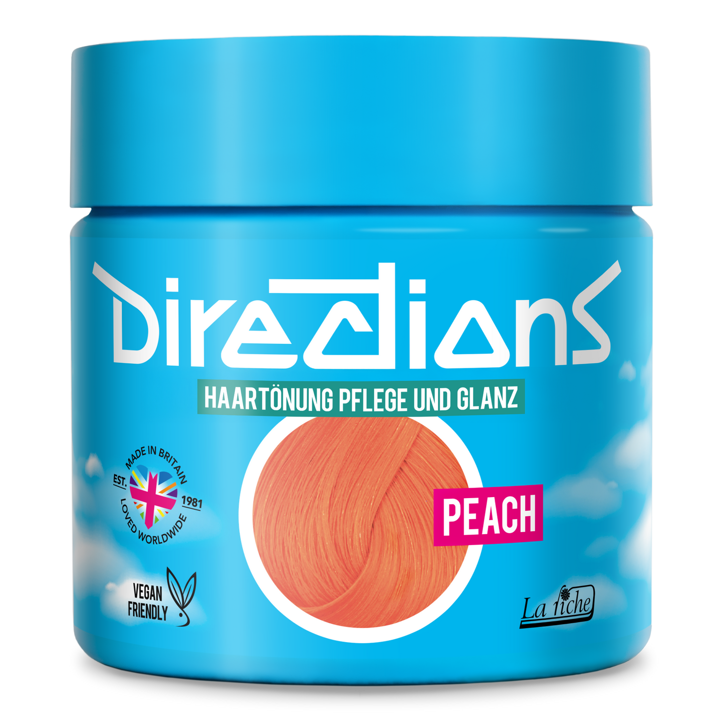 PEACH Hair Tint Directions