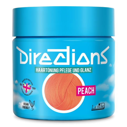 PEACH Hair Tint Directions