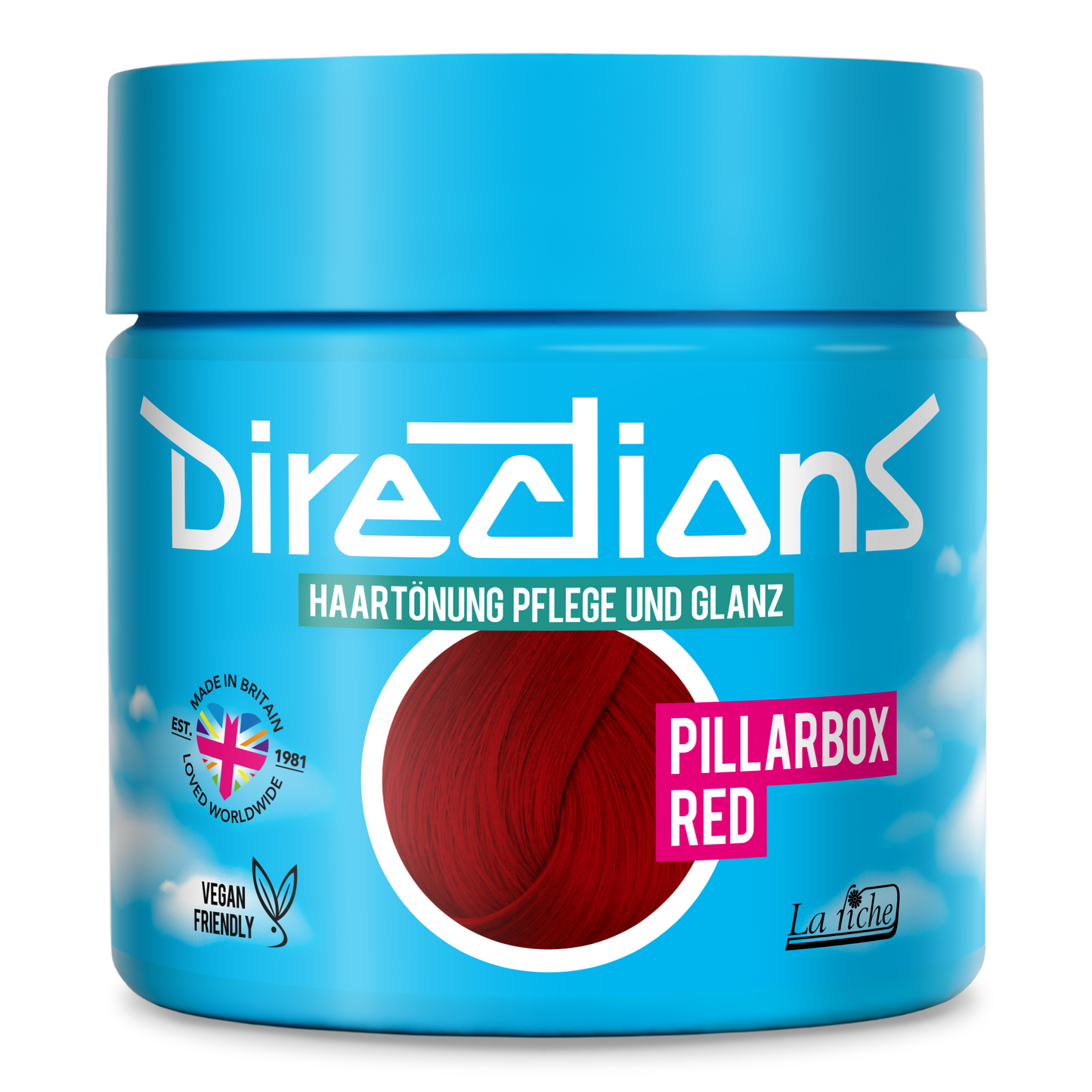 PILLARBOX RED Hair Dye Directions