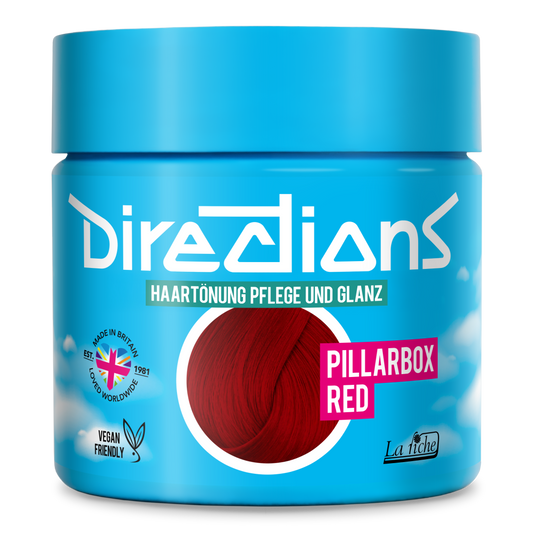 PILLARBOX RED Hair Dye Directions