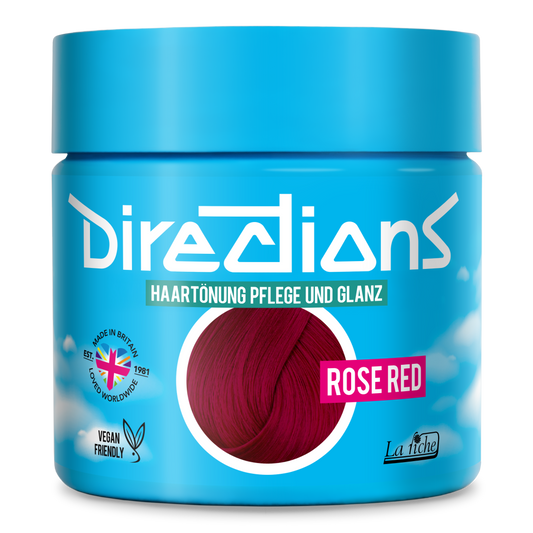 ROSE RED Hair Dye Directions