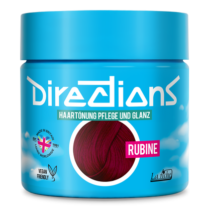 RUBINE Hair Color Directions