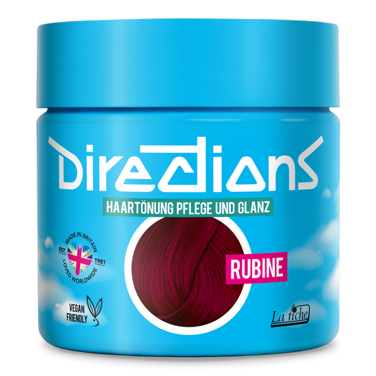 RUBINE Hair Color Directions