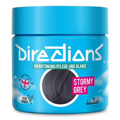 STORMY GREY Hair Dye Directions