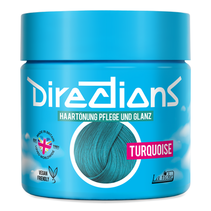 TURQUOISE Hair Tint Directions