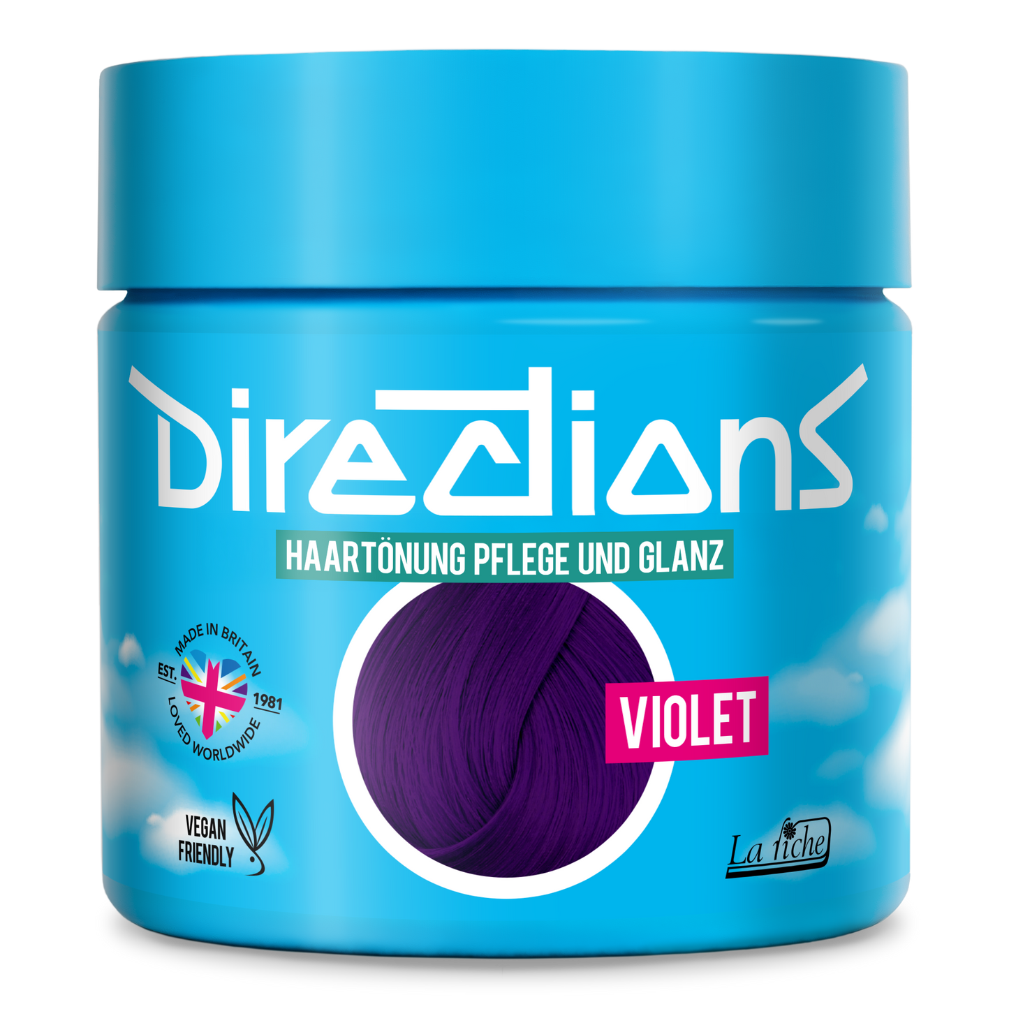 VIOLET Hair Color Directions