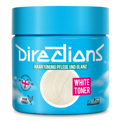 WHITE TONER Haartönung Directions
