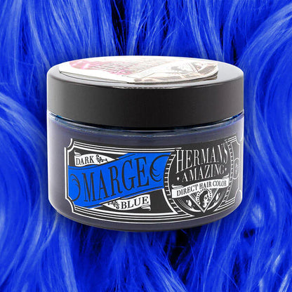 semi-permanente Haartönung MARGE DARK BLUE in dem Farbton Dunkelblau von Herman's Amazing