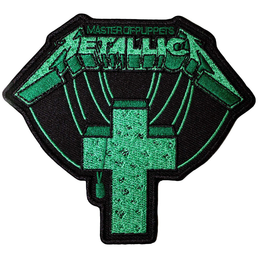 Metallica Master Of Puppets Green Cross Patch Nr.24