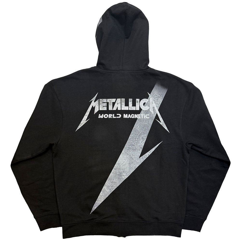 Lizensierte Sweatshirtjacke Metallica Shrouded Band-Hoodie mit Backprint