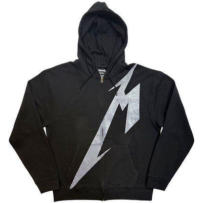 Lizensierte Sweatshirtjacke Metallica Shrouded Band-Hoodie mit Backprint