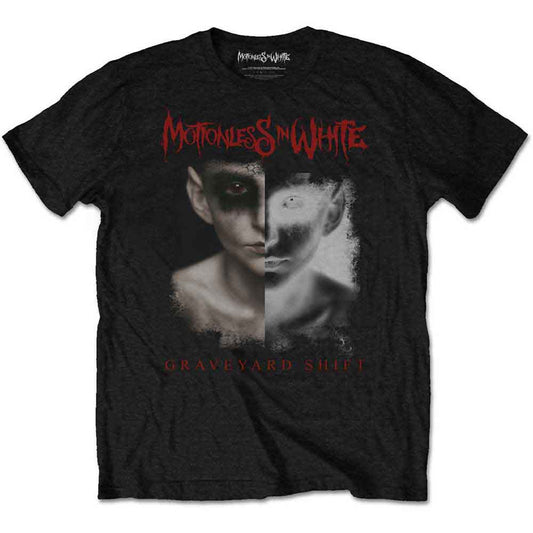 Lizensiertes Motionless In White Split Screen Bandshirt