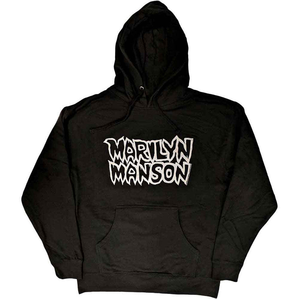 Lizensierter Marilyn Manson Classic Logo Band-Hoodie