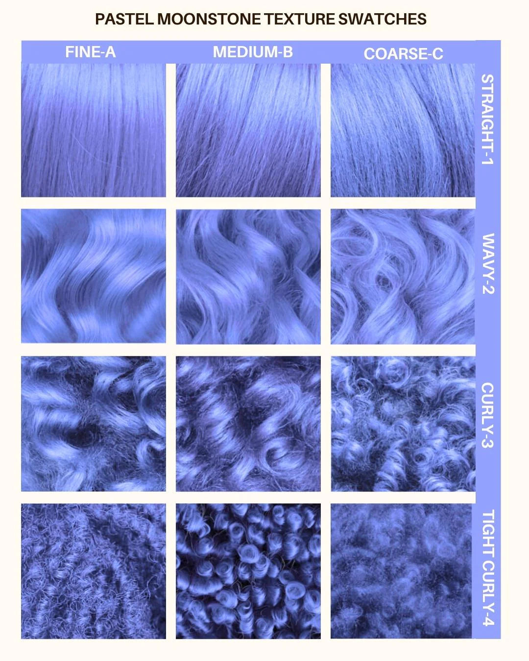 semi-permanente Haartönung Moonstone in dem Farbton Pastellblau von Lunar Tides