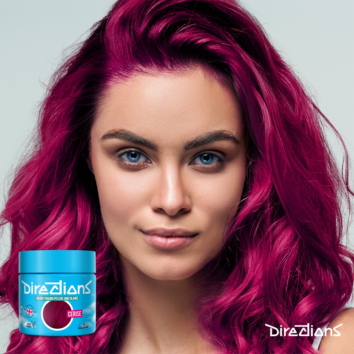 semi-permanente Haartönung CERISE in dem Farbton Dunkelpink von Directions