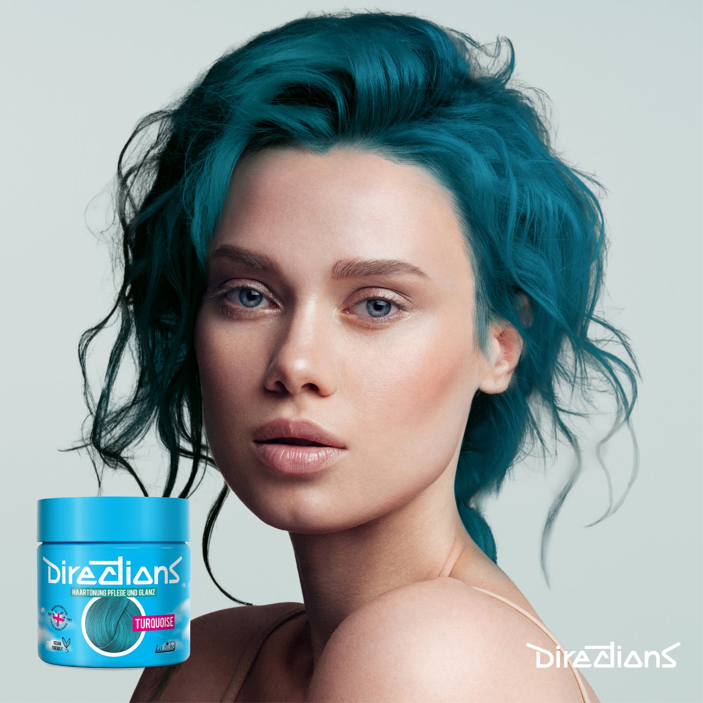 semi-permanente Haartönung TURQUOISE in dem Farbton Petrol von Directions