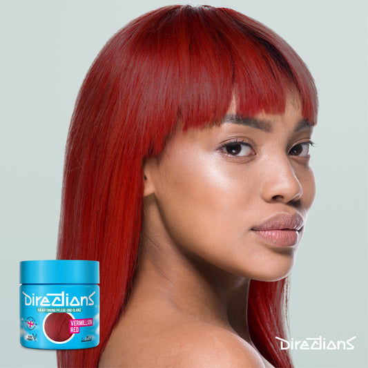 semi-permanente Haartönung VERMILLION RED in dem Farbton Rot von Directions