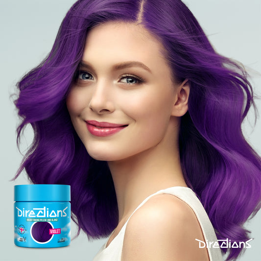 semi-permanente Haartönung VIOLET in dem Farbton Lila von Directions