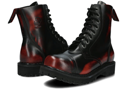 8 Loch Blood RED Rub-Off Colours Boots