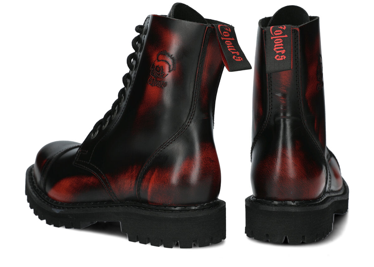 8 Loch Blood RED Rub-Off Colours Boots