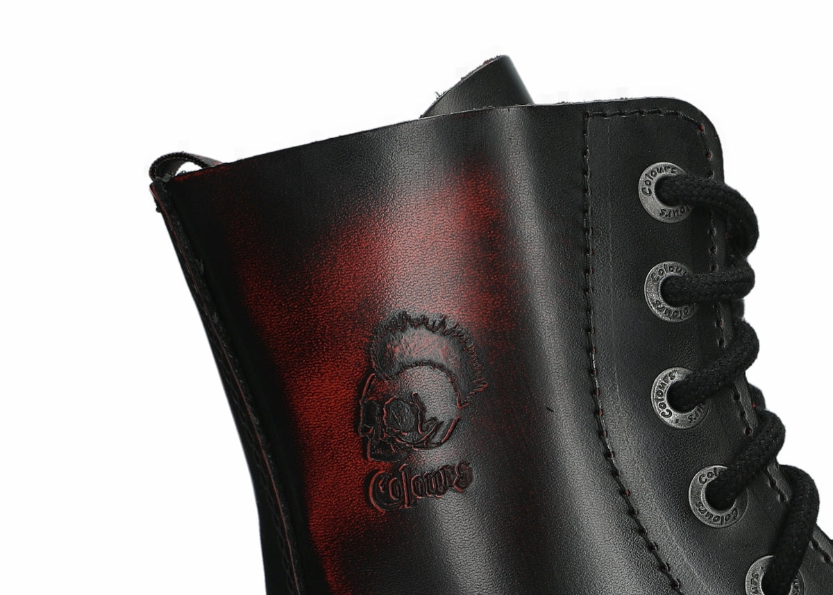 8 Loch Blood RED Rub-Off Colours Boots