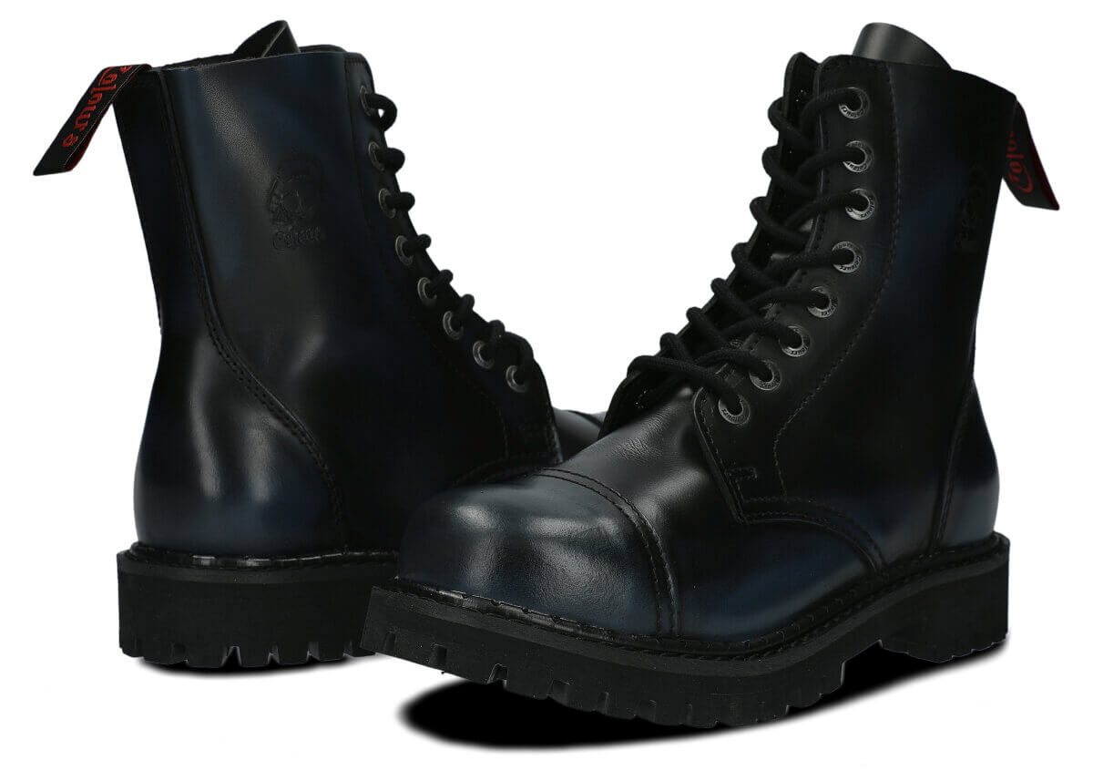 8 Loch Darkblue Rub-Off Colours Boots