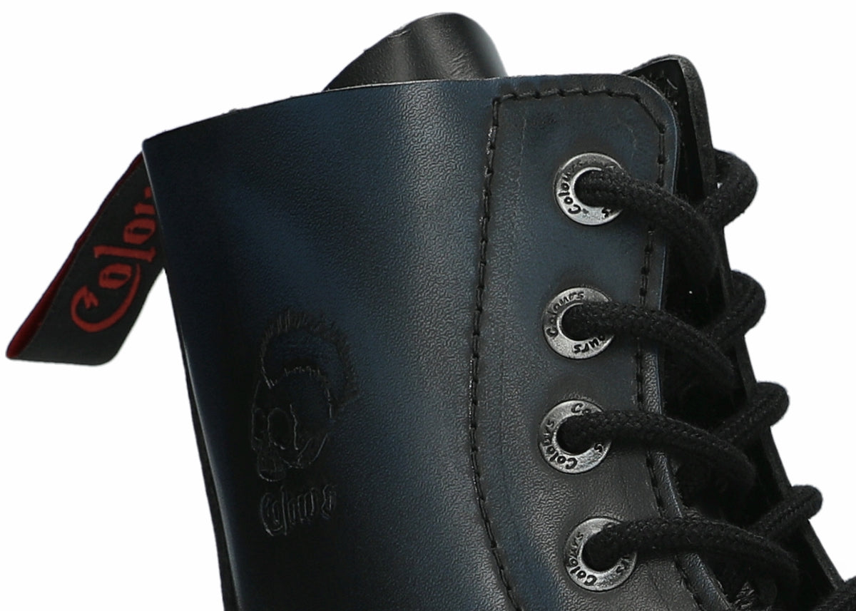 8 Loch Darkblue Rub-Off Colours Boots