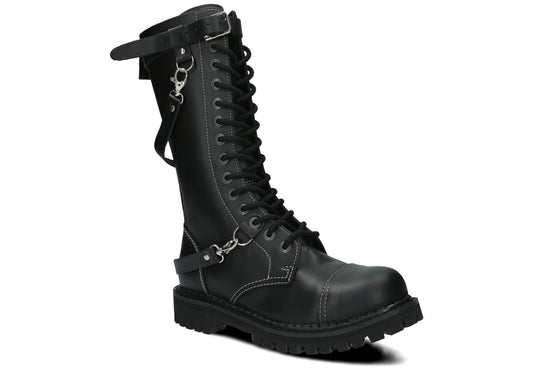 14 Loch 3 Straps Black Colours Boots 