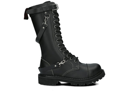 14 Loch 3 Straps Black Colours Boots 