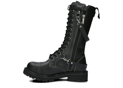 14 Loch 3 Straps Black Colours Boots 