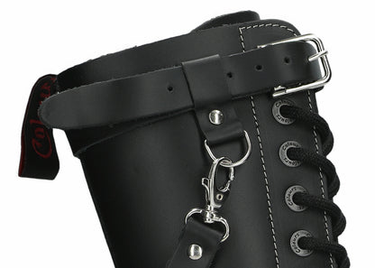 14 Loch 3 Straps Black Colours Boots 