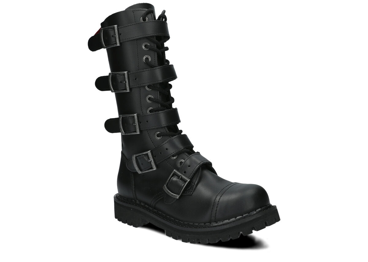 14 Loch 5 Buckles Black Colours Boots