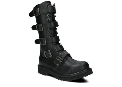 14 Loch 5 Buckles Black Colours Boots