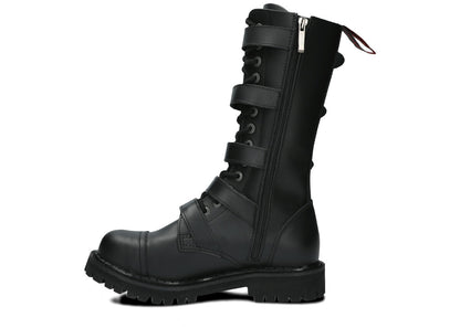 14 Loch 5 Buckles Black Colours Boots