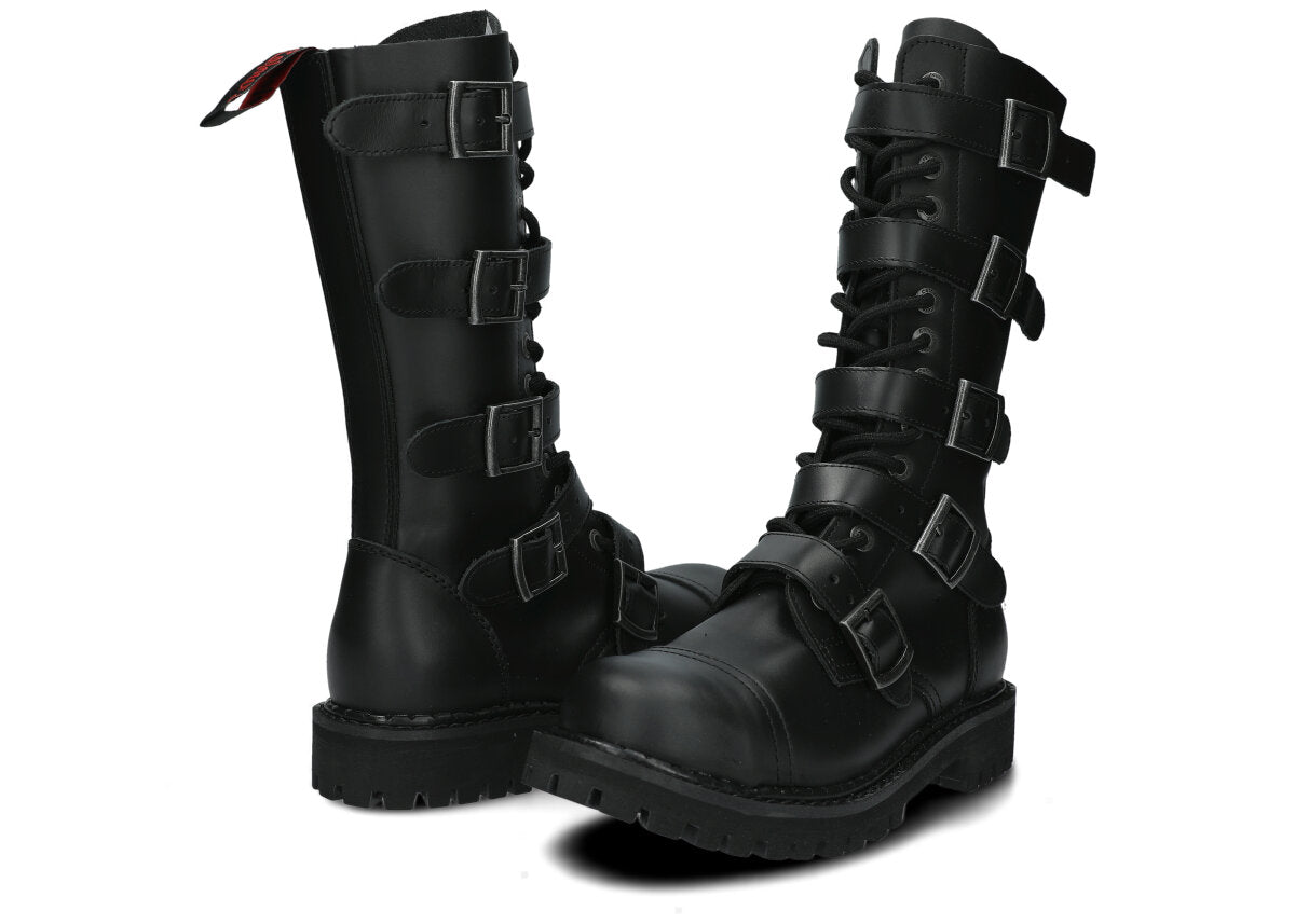 14 Loch 5 Buckles Black Colours Boots