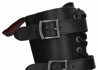 14 Loch 5 Buckles Black Colours Boots