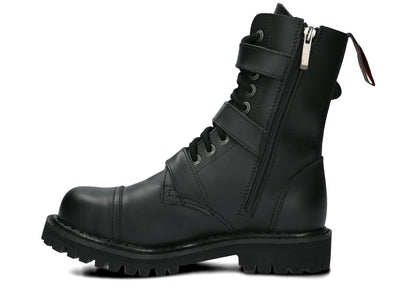 10 Loch 3 Buckles Black Colours Boots