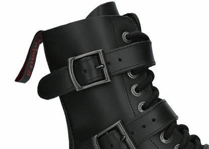 10 Loch 3 Buckles Black Colours Boots