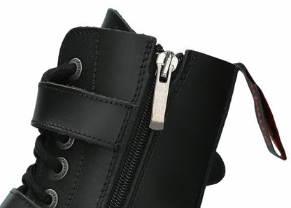 10 Loch 3 Buckles Black Colours Boots